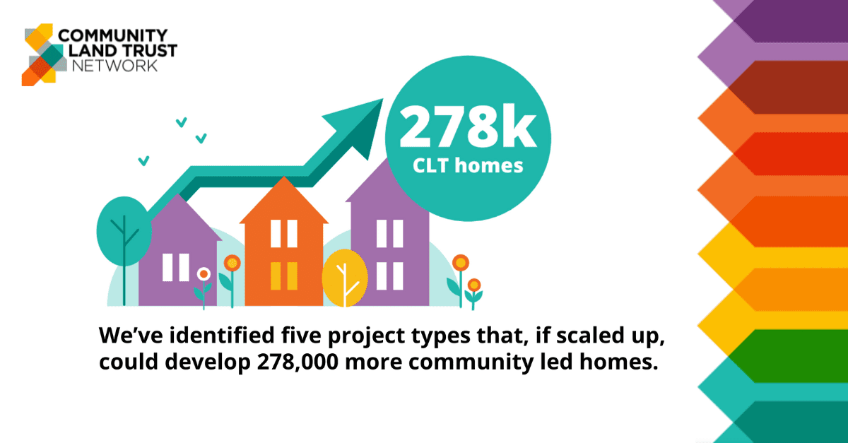 We've identified five product types that, if scaled up, could develop 278,000 more community led homes