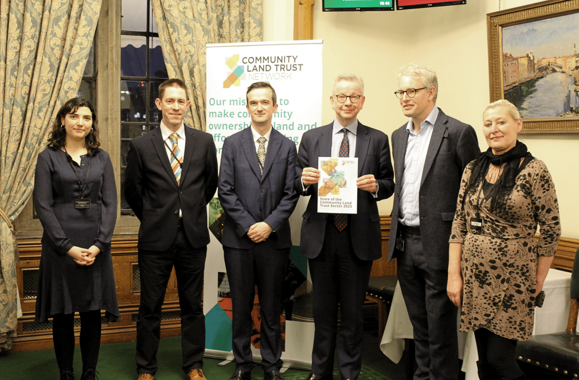 CLTN team alongside Michael Gove MP and Danny Kruger MP